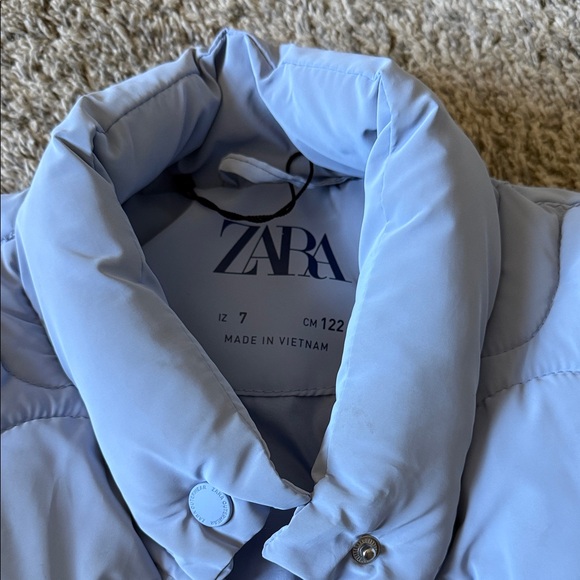 Zara Light Blue Puffer Jacket for Kids - Picture 2 of 7